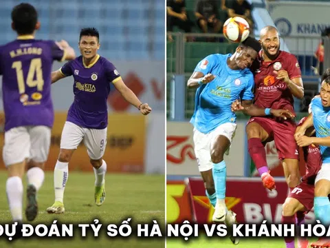 Dự đoán tỷ số Hà Nội vs Khánh Hòa - Vòng 22 V.League 2023/24: Ngôi sao thay thế Quang Hải gây sốt