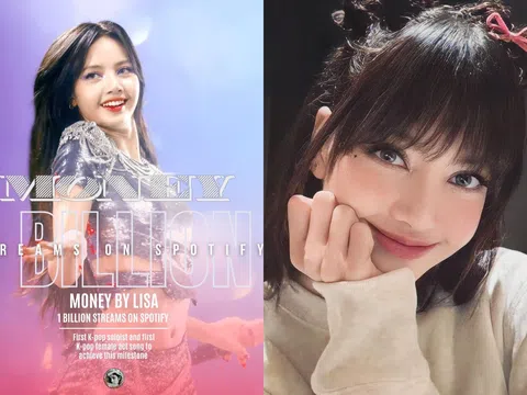 Lisa (BLACKPINK) lập kỷ lục 1 tỉ lượt stream trên Spotify với 'Money'