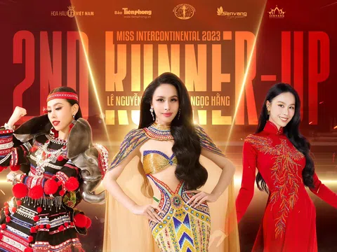 Ngọc Hằng chính thức đăng quang ngôi vị á hậu 2 Miss Intercontinental 2023