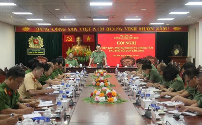 Công an tỉnh Hoà Bình:  Triển khai công tác phòng, chống khẩn cấp cơn bão số 3 và mưa lũ