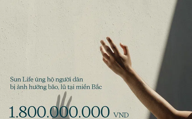 Sun Life Việt Nam: Đóng góp 1,8 tỷ đồng hỗ trợ người dân vượt qua bão lũ Yagi và lũ lụt miền Bắc