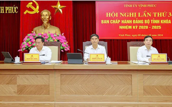 Vĩnh Phúc: Hội nghị lần thứ 34 Ban Chấp hành Đảng bộ tỉnh khóa XVII
