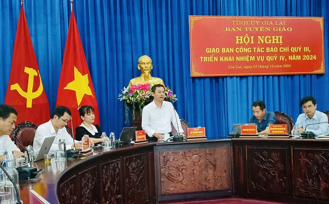Gia Lai: Giao ban công tác báo chí quý III năm 2024