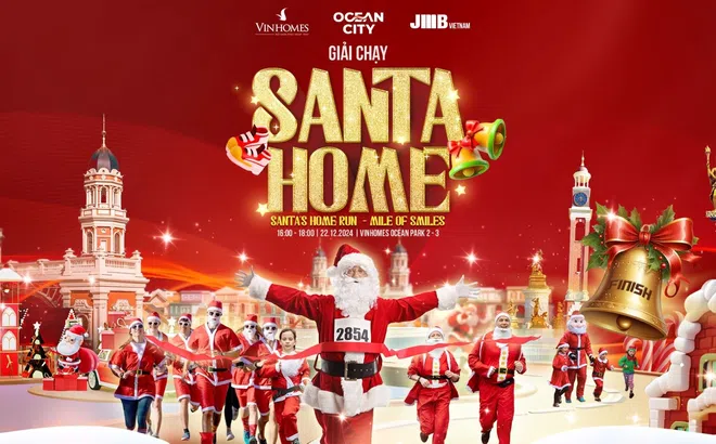 Ocean City “chơi lớn” tổ chức giải chạy cho ông già Noel mùa Giáng sinh 2024