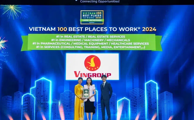 Vingroup thuộc tốp 10 nơi làm việc tốt nhất Việt Nam năm 2024
