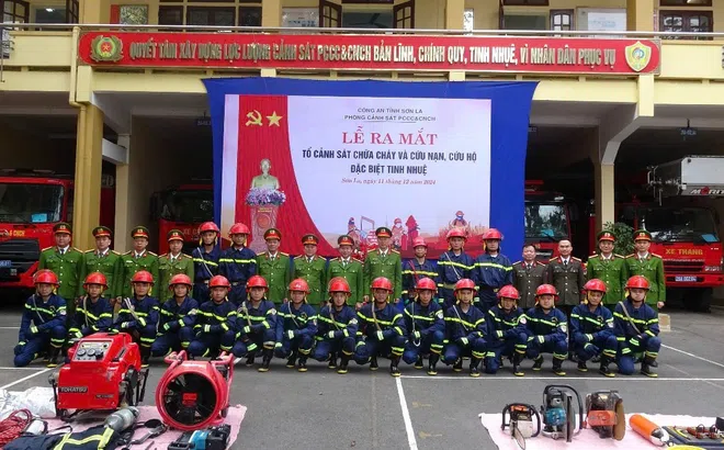 Sơn La ra mắt Tổ Cảnh sát chữa cháy và Cứu nạn cứu hộ đặc biệt tinh nhuệ