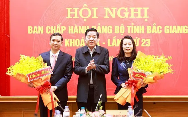 Bắc Giang có 2 Phó Bí thư Tỉnh ủy mới
