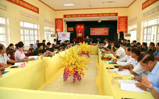 Kiên Giang: Bộ Tư lệnh Quân khu 9 kiểm tra công tác tuyển quân tại huyện Vĩnh Thuận
