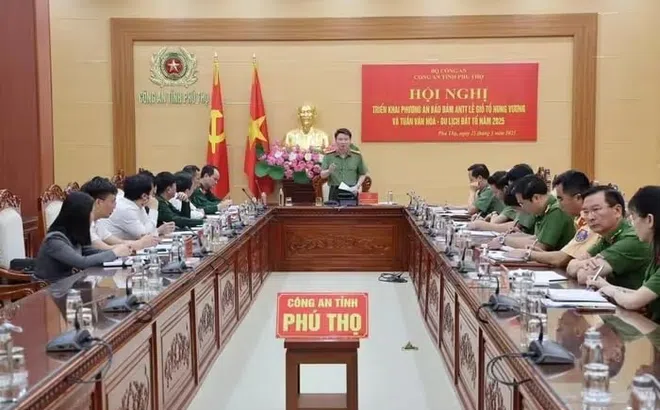 Phú Thọ triển khai phương án bảo đảm an ninh, an toàn dịp Giỗ Tổ Hùng Vương 2025