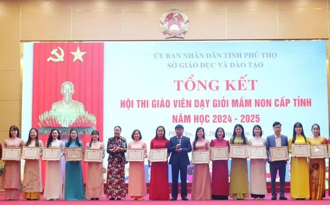 Phú Thọ tổng kết hội thi giáo viên dạy giỏi mầm non cấp tỉnh năm học 2024 - 2025