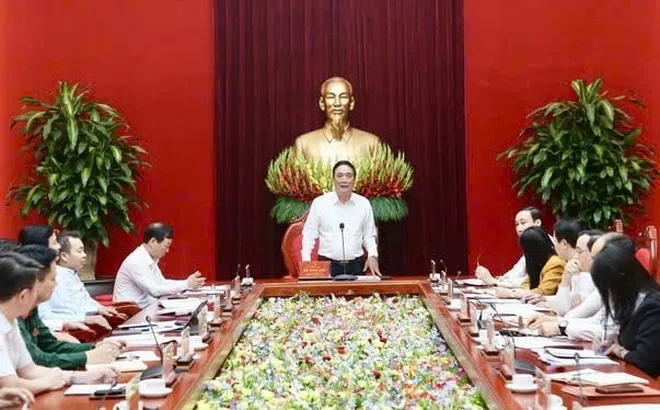 Tỉnh Phú Thọ họp Ban Chỉ đạo thực hiện sắp xếp, tổ chức lại đơn vị hành chính các cấp