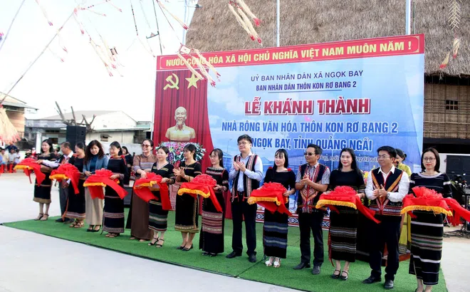 Quảng Ngãi: Phục dựng nguyên bản ngôi nhà rông gần 110 năm tuổi của người Ba Na