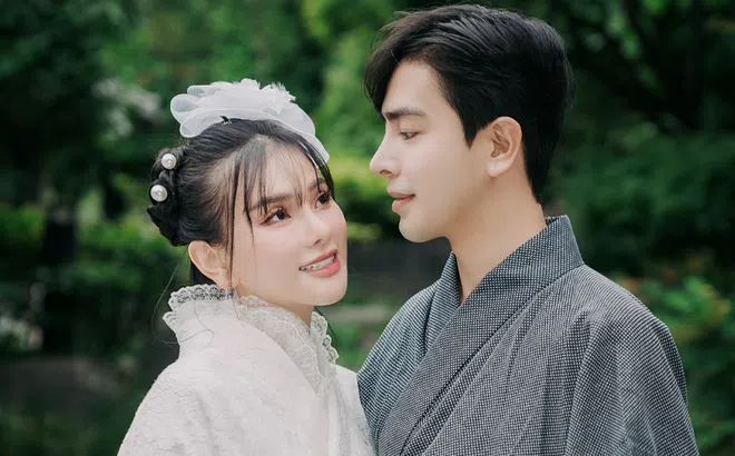 Vợ chồng Thu Thuỷ khoe bộ ảnh tình tứ kỷ niệm 4 năm ngày cưới
