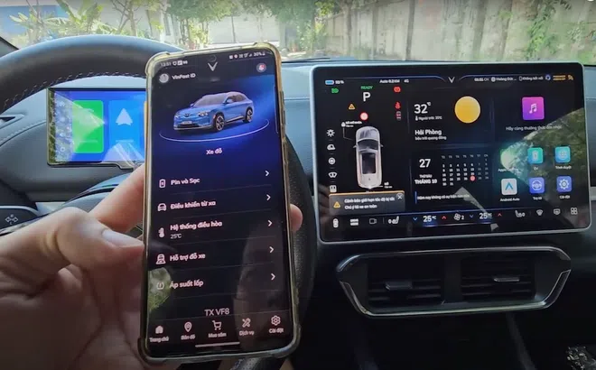 Chủ xe VinFast có thể điều khiển xe VF 8 từ xa hàng ngàn cây số qua phần mềm nâng cấp