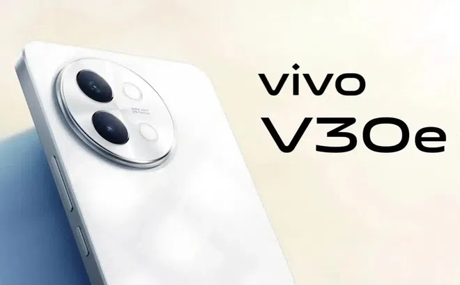Thiết kế vivo V30e lộ diện: Màu Artistic Red bắt mắt, màn hình cong xịn sò như Galaxy S24 Ultra, camera selfie 50MP