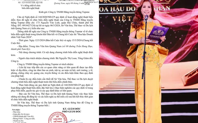 Chủ tịch Đặng Gia Bena gửi lời nhắn nhủ thí sinh trước thềm chung kết Hoa hậu Doanh nhân Việt Nam 2024