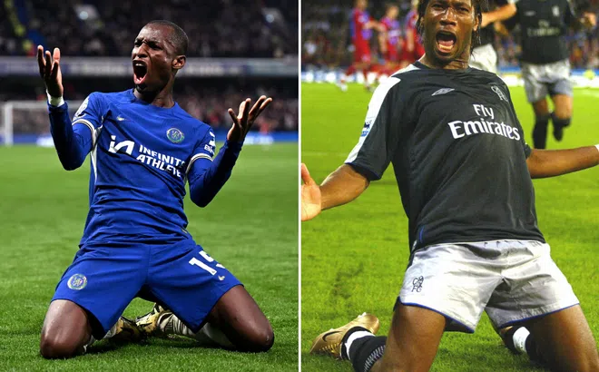 Xé lưới Tottenham, Nicolas Jackson xuống tóc “lấy vía” Drogba thành công