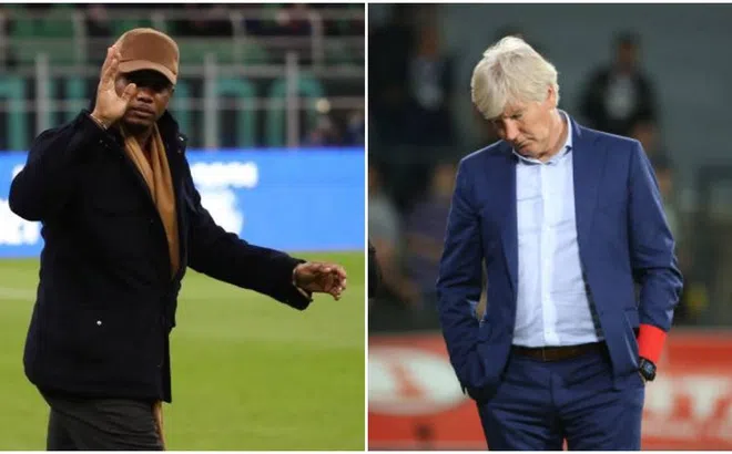 Samuel Eto'o suýt tẩn HLV tuyển Cameroon, sa thải luôn dù chưa dẫn trận nào