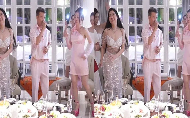 Đàm Vĩnh Hưng 'quẩy' cực sung trong tiệc toàn khách VIP do bà xã Chi Bảo tổ chức