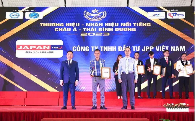 Công ty TNHH đầu tư JPP Việt Nam đạt danh hiệu top 10 thương hiệu nhãn hiệu nổi tiếng Châu Á Thái Bình Dương