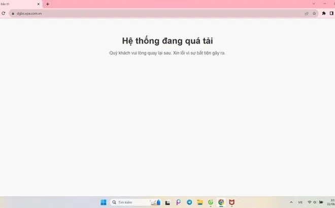 Máy chủ liên tục báo lỗi, phiên đấu giá biển số ô tô bị hủy