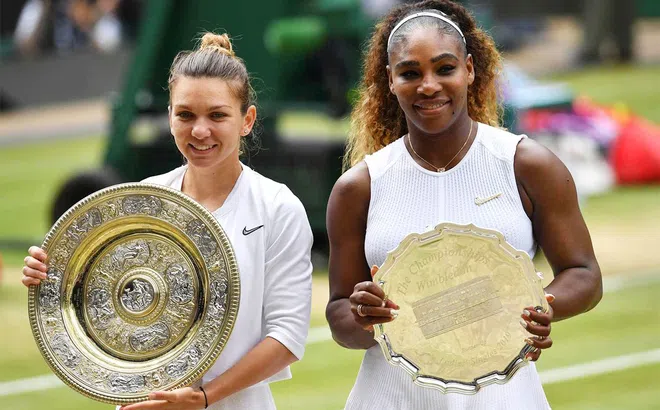 Serena Williams có hành động gây sốc trước thông tin Halep bị cấm thi đấu