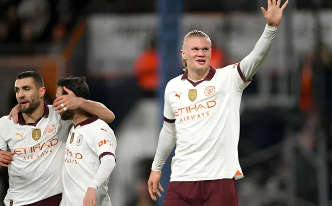 Haaland ghi liền 5 bàn, Man City đại thắng Luton tại vòng 5 FA Cup