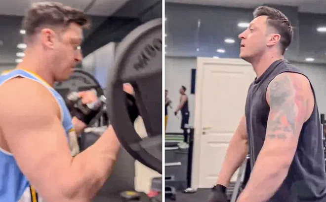 Sau giải nghệ, Mesut Ozil hóa ‘gym chúa’ khiến fan bất ngờ