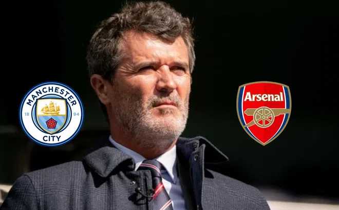 Roy Keane tự tin chỉ ra đội thắng giữa Man City và Arsenal