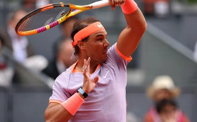 Kết quả tennis 25/4: Rafael Nadal áp đảo ngày ra quân Madrid Open 2024