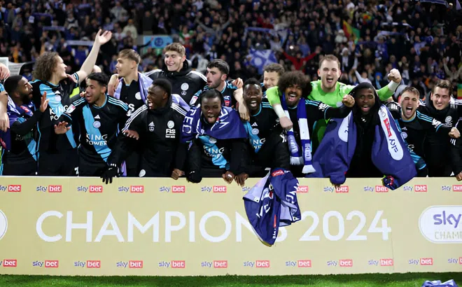 Leicester City chính thức vô địch giải hạng Nhất