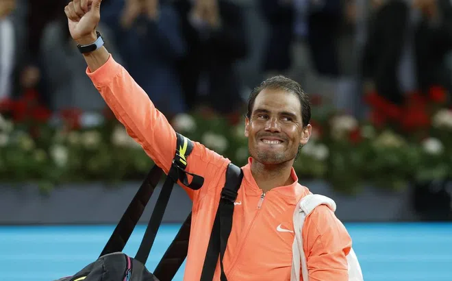 Nadal xúc động trong lễ vinh danh Madrid Open 2024