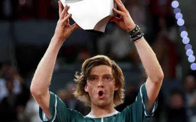 Kết quả tennis 5/5: Andrey Rublev vô địch Madrid Open 2024