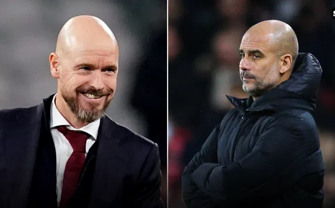 Pep Guardiola vs Ten Hag: Duyên nợ Derby Manchester