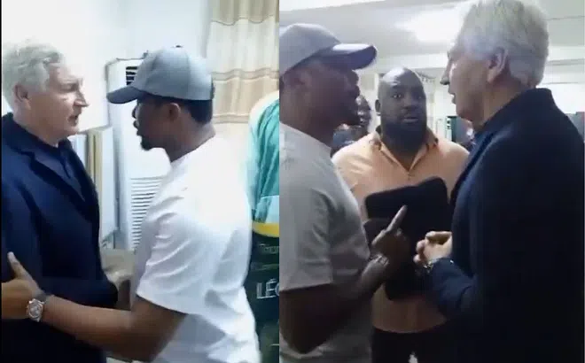 Video Eto'o khẩu chiến rồi sa thải HLV khi chưa kịp ngồi ghế nóng
