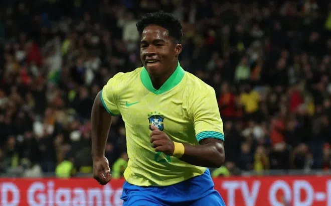 Endrick mặc số áo 'huyền thoại' Brazil tại Copa America