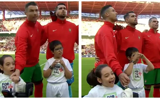 Ronaldo nhận mưa lời khen sau hành động ấm lòng với em nhỏ dẫn đầu