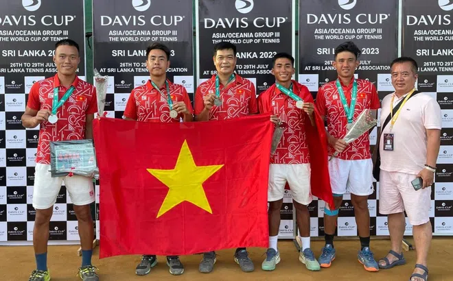 Đánh bại Indonesia, tennis Việt Nam có thắng lợi đầu tay ở Davis Cup 2024