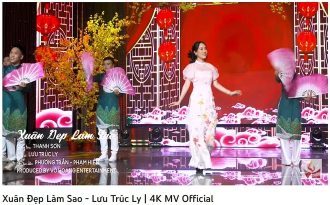 Ca sĩ Lưu Trúc Ly với khúc hát mừng xuân