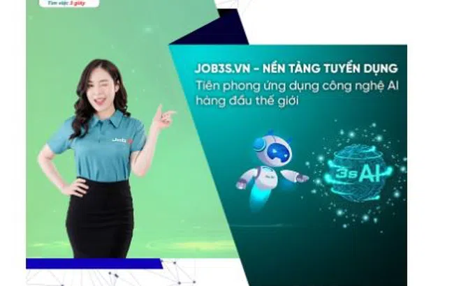 Lấy công nghệ AI làm thế mạnh cốt lõi, Job3s.vn đang dẫn đầu xu thế tuyển dụng