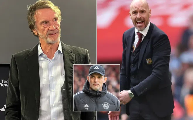 Man Utd 99% có HLV mới, Sir Jim Ratcliffe gây bất ngờ với người thay thế Ten Hag