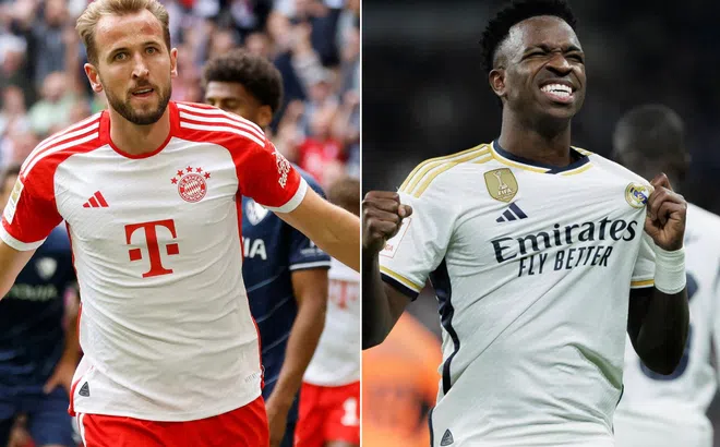 Lịch thi đấu Champions League hôm nay: Harry Kane lu mờ trước Vinicius, Real Madrid hủy diệt Bayern?