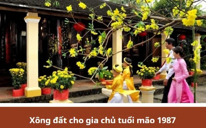 Tuổi xông đất cho tuổi Đinh Mão 1987 trong năm Giáp Thìn 2024