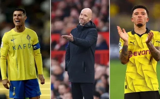 Ronaldo và Sancho tỏa sáng, Ten Hag nhận về 'cơn mưa gạch đá'
