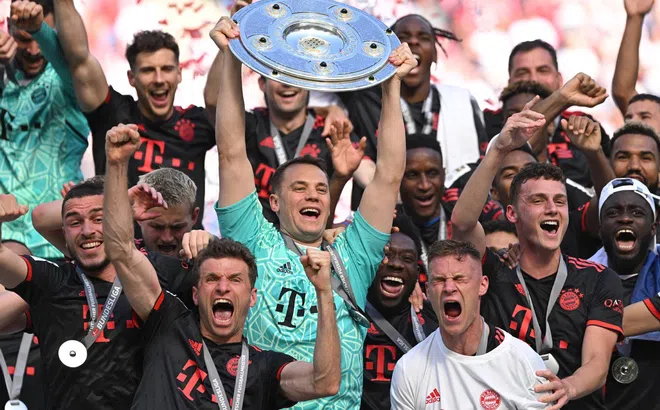 Câu chuyện về kỷ lục 11 năm vô địch Bundesliga của Bayern Munich