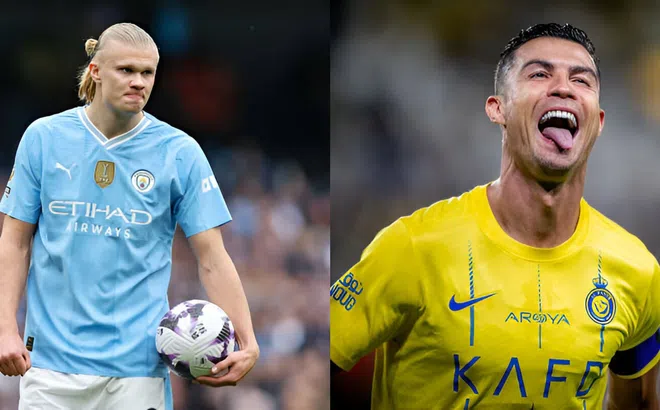 Haaland được bảo vệ khi được sánh ngang với Ronaldo