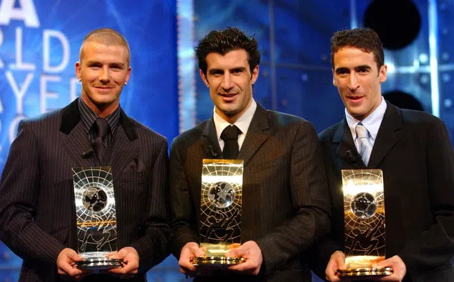 ON THIS DAY: Thua sát nút Figo, Beckham hụt giải cầu thủ số 1 thế giới gây tranh cãi