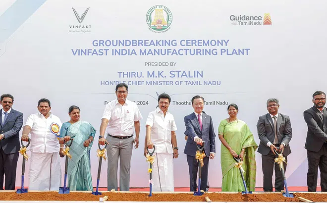 VinFast chính thức động thổ nhà máy xe điện tại Ấn Độ