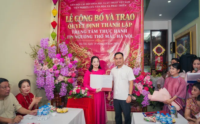 Viện Nghiên cứu Văn hóa và Phát triển thành lập Trung tâm thực hành tín ngưỡng thờ Mẫu Hà Nội