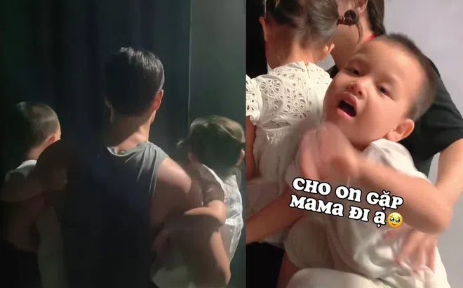 Kim Lý cùng 2 con đến thăm Hồ Ngọc Hà: Biểu cảm của Leon tấu hài cực mạnh